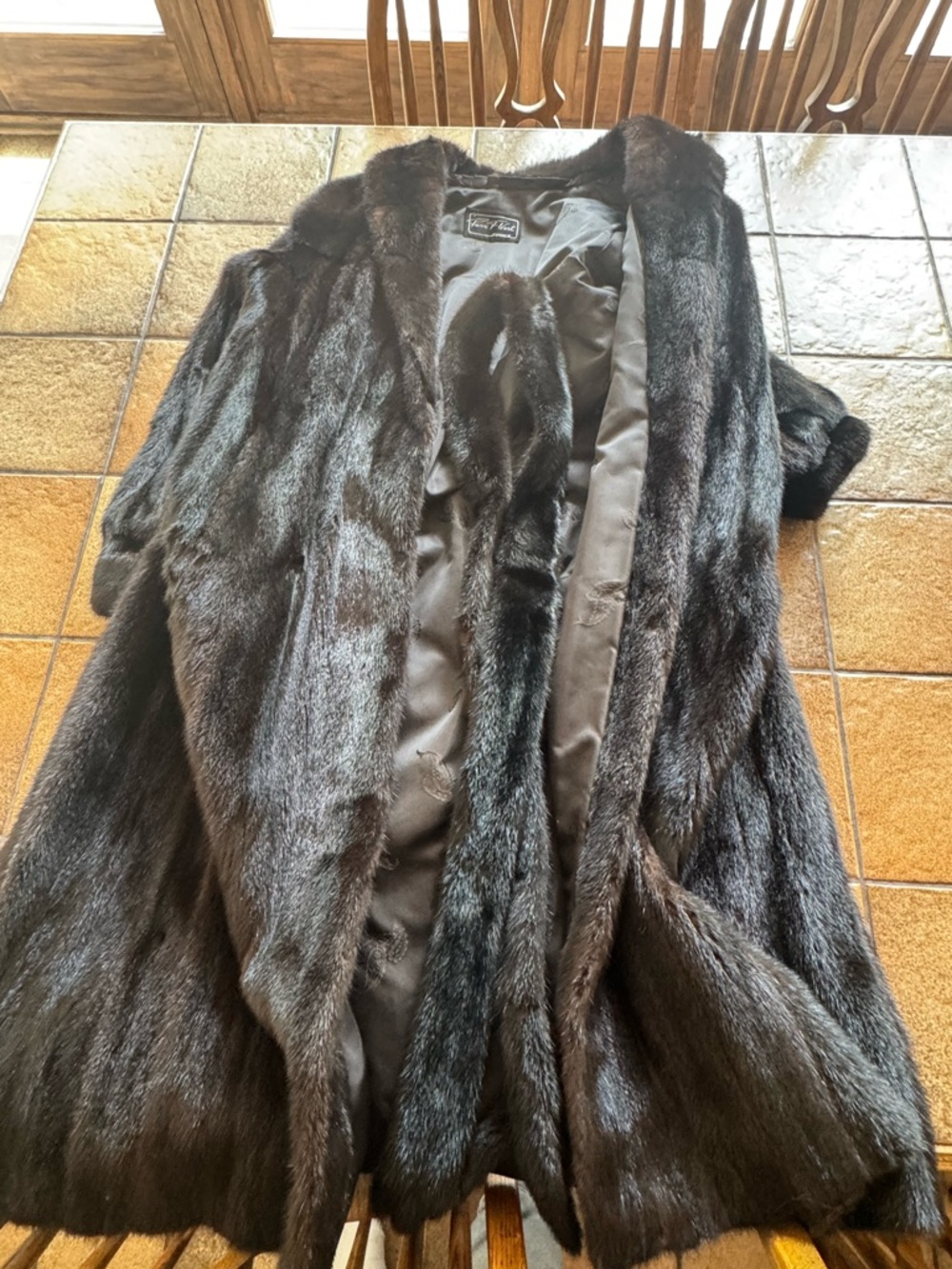 Dark Brown Mink Coat (Forstmann Toronto)